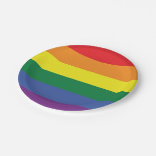 LGBT-Papiertafel Pappteller