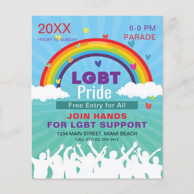 LGBT-Parade Flyer (Vorne)