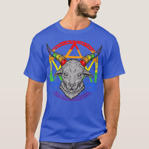 LGBT Pentagramm Goat Goth LGBT  T-Shirt