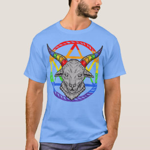 LGBT Pentagramm Ziege Goth LGBT T-Shirt