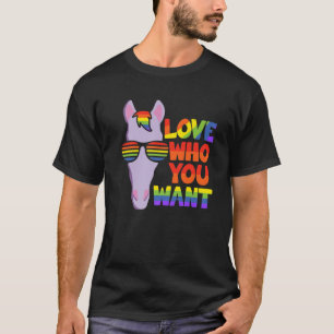 LGBT Pferd mit Brille - stolze LGBTQ - Liebe, DIE T-Shirt