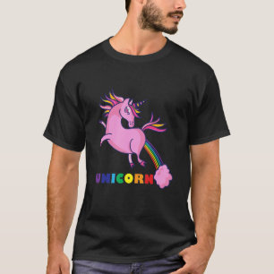 LGBT Pink Einhorn fliegt mit seiner schwulen Lesbe T-Shirt