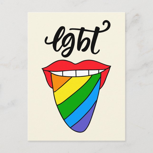 LGBT POSTKARTE (Vorderseite)