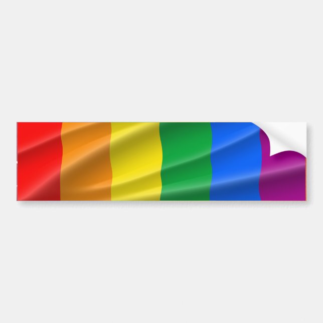 LGBT PRIDE FLAG BAR —.png Autoaufkleber (Vorne)