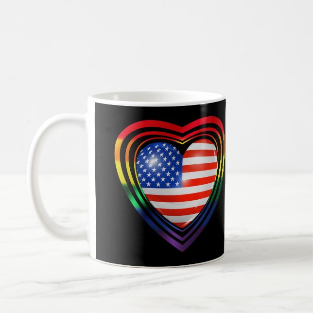 lgbt pride flAG Kaffeetasse (Links)