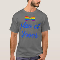 Lgbt Pride Gay Bachelor Party Man of Honorar Engag