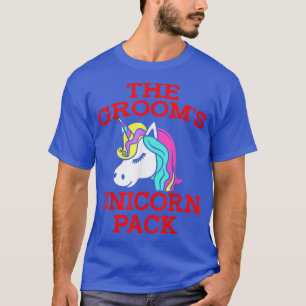 Lgbt Pride Gay Bachelor Party Unicorn Pack Engagem T-Shirt