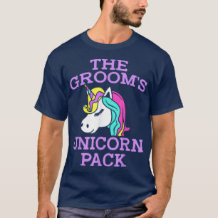 Lgbt Pride Gay Bachelor Party Unicorn Pack Engagem T-Shirt