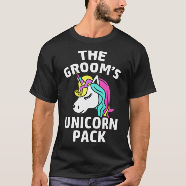 LGBT Pride Gay Bachelor Party Unicorn Pack - Stand T-Shirt (Vorderseite)