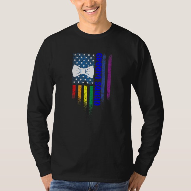 Lgbt Pride Gay Bachelor Party Verlobung 6 T-Shirt (Vorderseite)