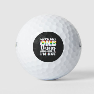 LGBT Pride Gay Lasse eine Sache direkt werden nich Golfball