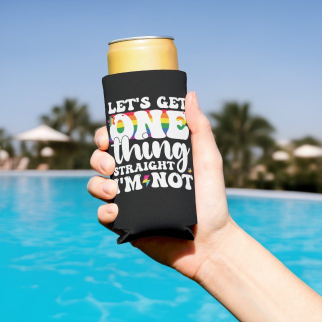 LGBT Pride Gay Lasse eine Sache direkt werden nich Selters Dosenkühler (In Situ Pool)