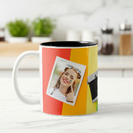 LGBT Pride Gay Lesbian Foto Personalisiert Name Zweifarbige Tasse