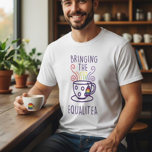 LGBT Pride Gay Lesbian Moderne Gleichheit Doodle T-Shirt (Von Creator hochgeladen)