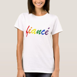 LGBT Pride Gay Lesbian Verlobte Hochzeitlicher Reg T-Shirt