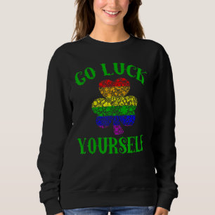 Lgbt Pride Go Ihr Glück Irish Rainbow Support Sweatshirt