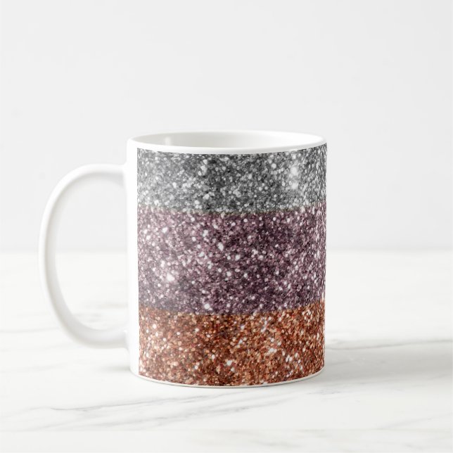 LGBT+Pride- homosexuell. Quee Liebe. Rainbow Kaffeetasse (Links)