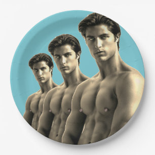 LGBT Pride Hottest Hunks auf dem Planeten Pappteller