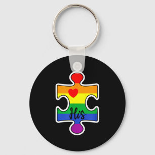 Lgbt Pride Paar passende Valentinstag Sein Schwule Schlüsselanhänger