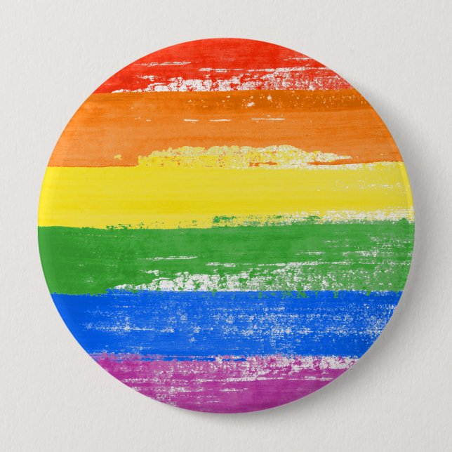 LGBT Pride Paint Button (Vorderseite)