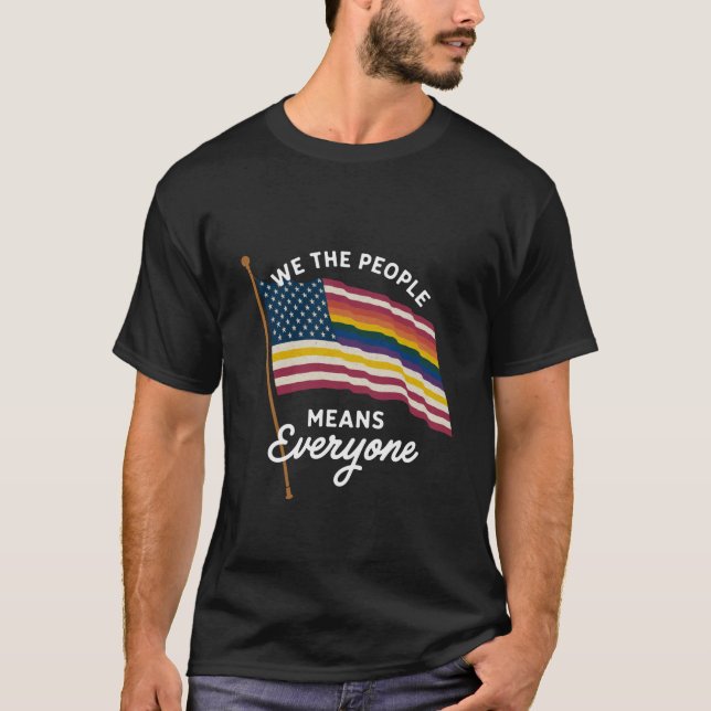LGBT-Pride-Parade, die wir Menschen alle verstehen T-Shirt (Vorderseite)