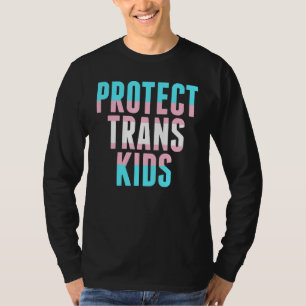 LGBt Pride Rainbow Flag Transgender Protect Trans T-Shirt