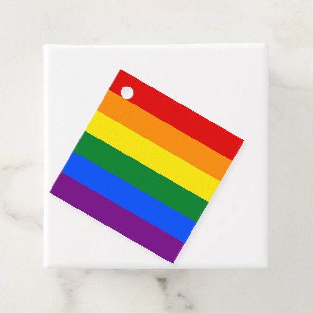 LGBT Pride Rainbow Geschenkanhänger (Beispiel)