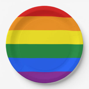 LGBT Pride Rainbow Pappteller