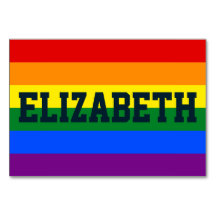 LGBT-Pride-Rainbow-Platzkarte