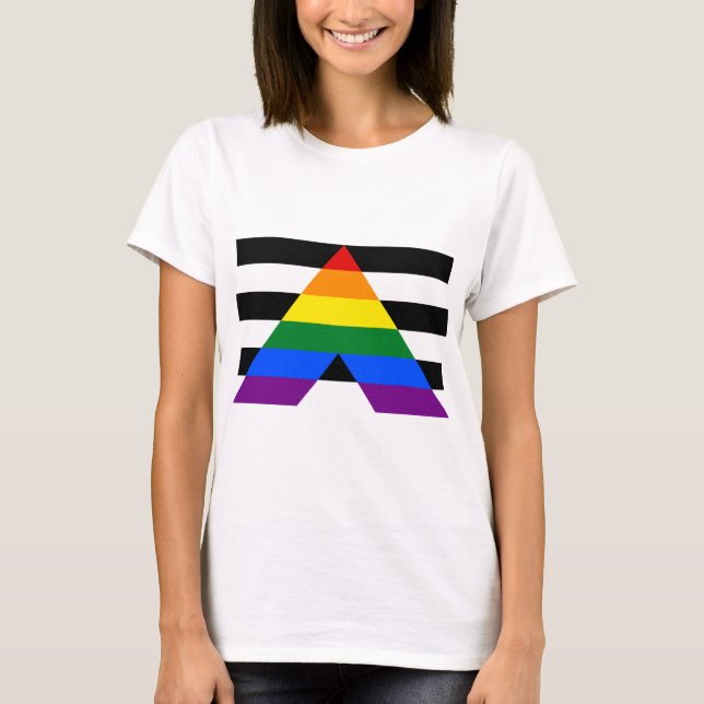 LGBT Pride Rainbow Proud T-Shirt (Vorderseite)