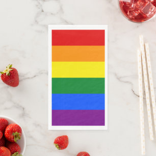 LGBT Pride Rainbow Serviette