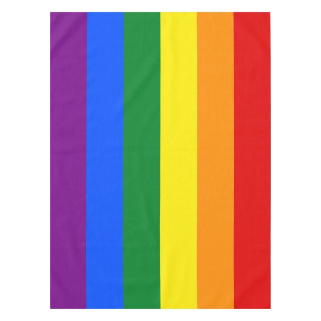 LGBT Pride Rainbow Tischdecke (Vorderseite)