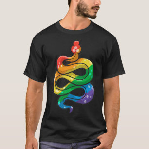 LGBT Pride Snake LGBTQ Flaggenfarben Gay Pride Stu T-Shirt