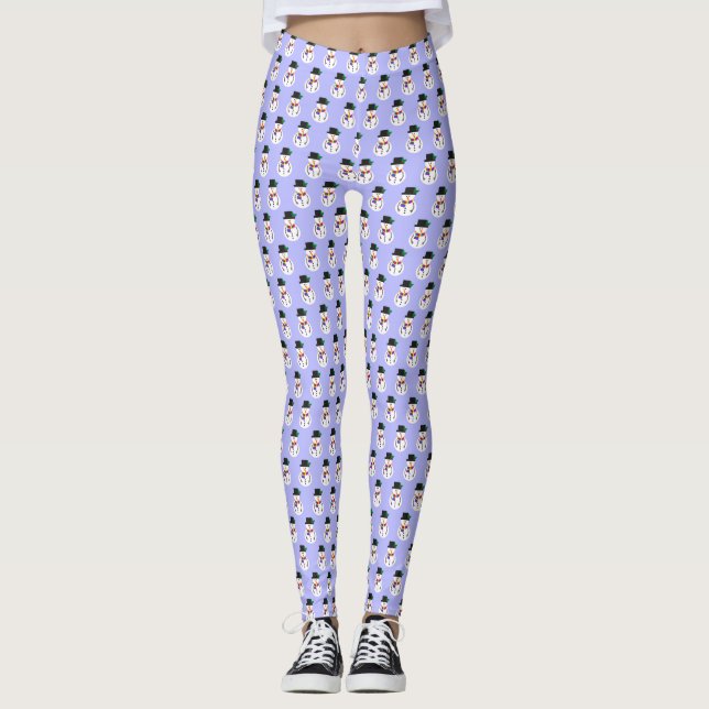 LGBT+ Pride Snowman Leggings (Vorderseite)