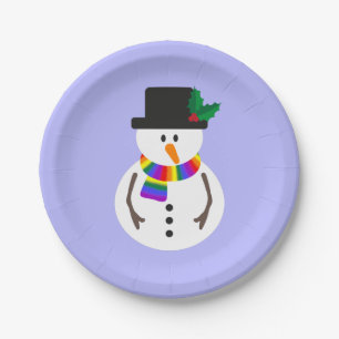 LGBT+ Pride Snowman Paper Tellers Pappteller