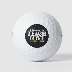 LGBT Pride Teacher verspreche ich, Liebe Gay zu le Golfball