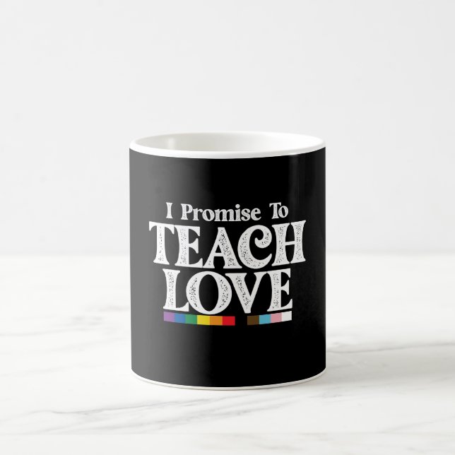 LGBT Pride Teacher verspreche ich, Liebe Gay zu le Kaffeetasse (Mittel)
