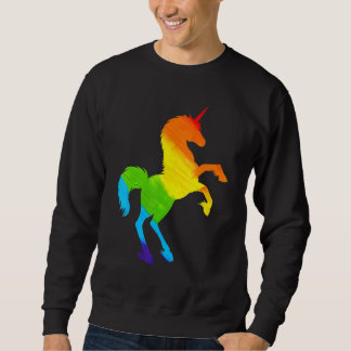 LGbt Pride Unicorn Rainbow Flag Human Rights Suppo Sweatshirt