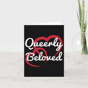 Lgbt Pride Wedding Queerly Beloved Verlobung Brid Karte