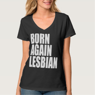 LGBT Prix Geboren Lesben Unterstützung für Regenbo T-Shirt