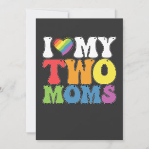 LGBT Prix I Liebe meine zwei Mamas Gay Lesbian Sup Einladung