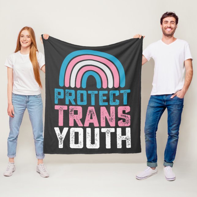 LGBT Prix Schützen Trans Transgender-Jugendkids Fleecedecke (Beispiel)
