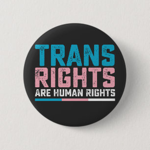 LGBT Prix Trans Rights sind Menschenrechte Button