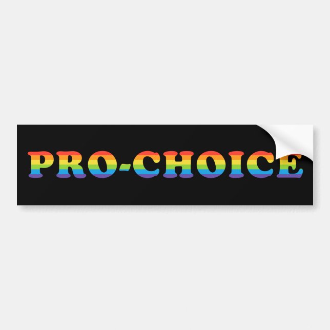 LGBT Pro-Choice Abortion ROEvember Roe Your Vote Autoaufkleber (Vorne)