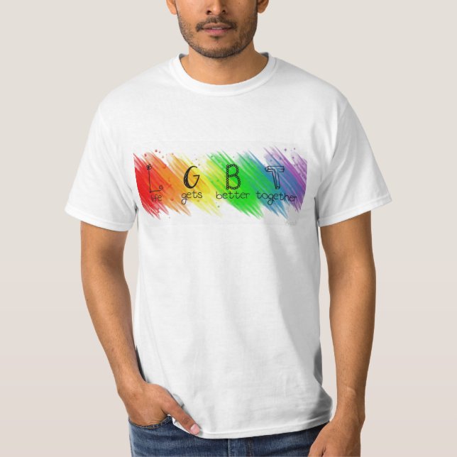 LGBT Projekt-Logo T-Shirt (Vorderseite)