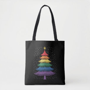 LGBT-Q Pride-Weihnachtsbaum-Pyjama-Regenbogenflagg
