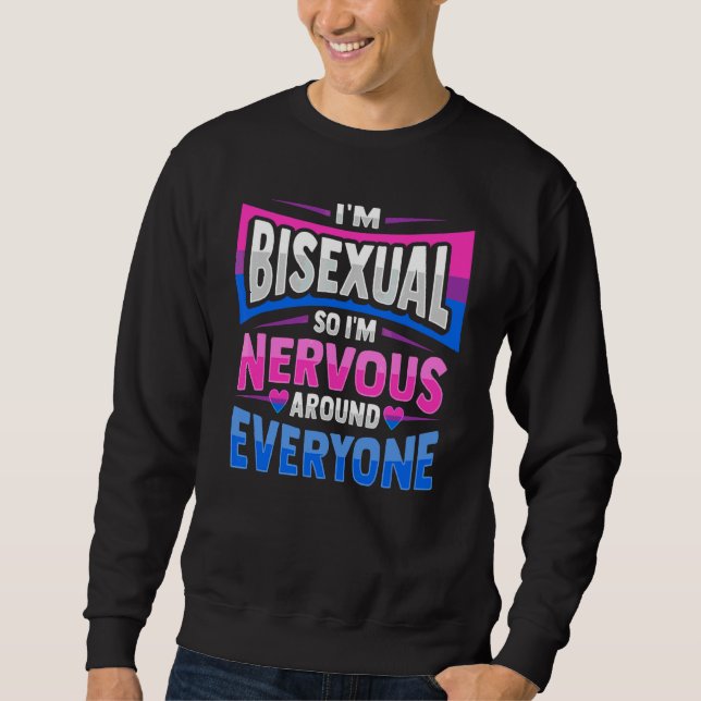 LGBT Que für Bisexuelle Sweatshirt (Vorderseite)