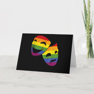 LGBT Queer Actor Actress Rainbow Theatrical Karte