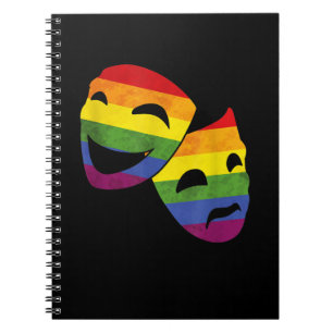 LGBT Queer Actor Actress Rainbow Theatrical Notizblock