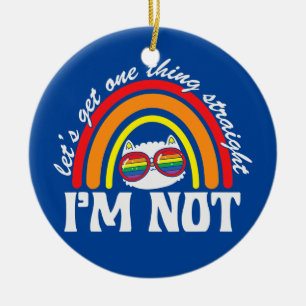 LGBT Queer Stolz Sozialbewegung stolze Mutter Keramik Ornament